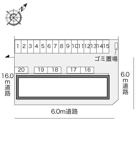 ★手数料０円★高萩市本町４丁目　月極駐車場（LP）